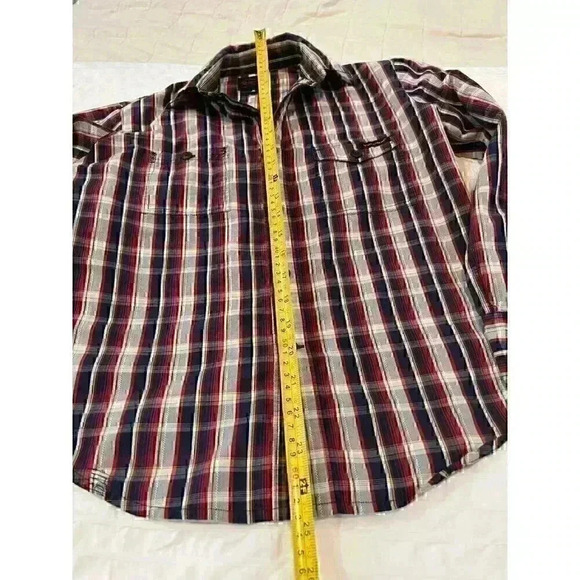 Boys Volcom plaid button up size medium - Picture 5 of 6